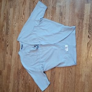 (L-XL) The North Face Cotton Blend Tie Waist Kimono Cardigan Casual Cozy Leisure